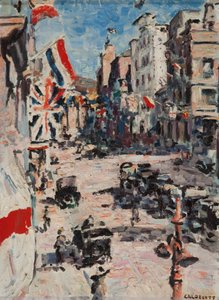 Koninklijk bezoek 1925 door Harry Stratford Caldecott